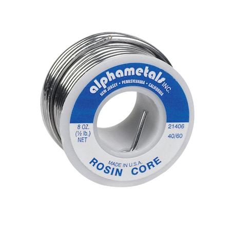 Alpha Metals Solder 40/60Rosin 8Oz 21406